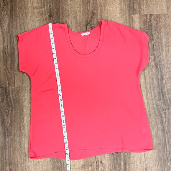 Bobeau Laser Cut Lace Top Soprano Pink Top Bundle Sz L - Picture 12 of 15